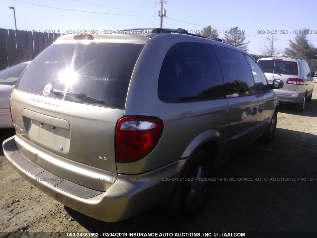 2D8GP54L03R130819 - 2003 DODGE GRAND CARAVAN ES GOLD photo 4