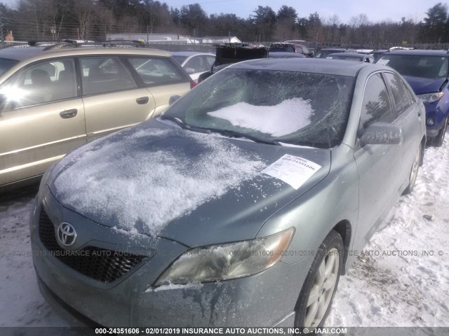 4T1BE46K48U730116 - 2008 TOYOTA CAMRY CE/LE/XLE/SE GREEN photo 2