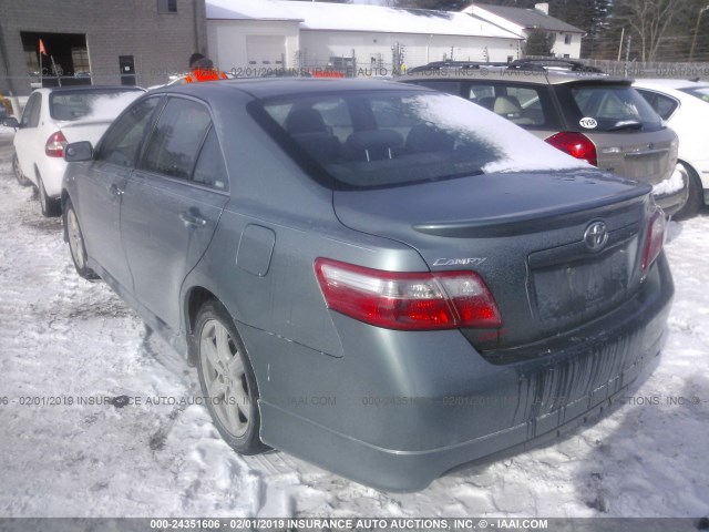 4T1BE46K48U730116 - 2008 TOYOTA CAMRY CE/LE/XLE/SE GREEN photo 3