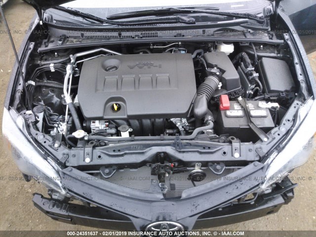 5YFBURHEXKP908272 - 2019 TOYOTA COROLLA L/LE/XLE/SE/XSE BLACK photo 10