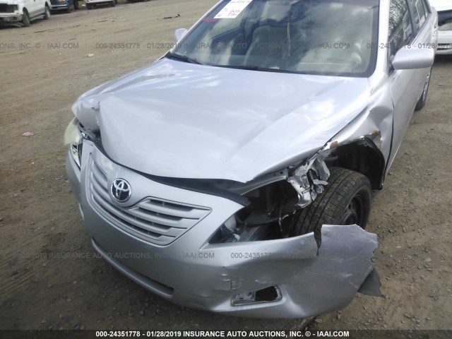 4T1BE46K87U693098 - 2007 TOYOTA CAMRY NEW GENERAT CE/LE/XLE/SE SILVER photo 6