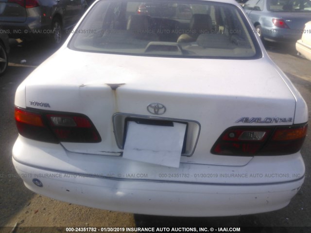 4T1BF18B2XU310944 - 1999 TOYOTA AVALON XL/XLS WHITE photo 6