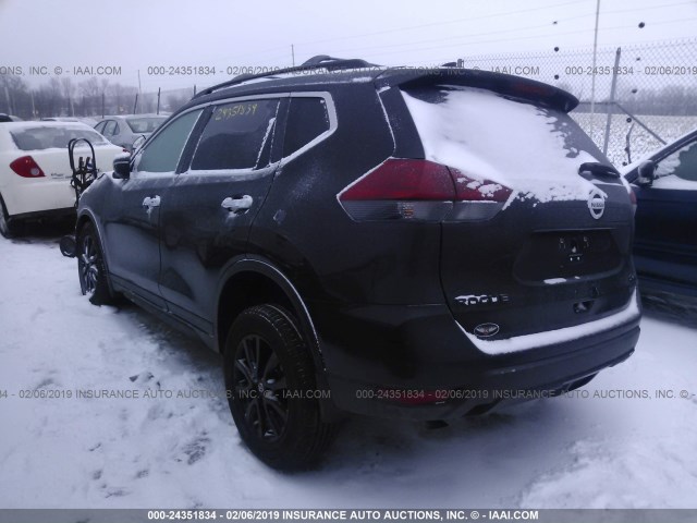 5N1AT2MV0JC787699 - 2018 NISSAN ROGUE SV/SL BLACK photo 3