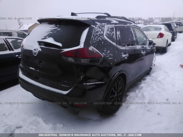 5N1AT2MV0JC787699 - 2018 NISSAN ROGUE SV/SL BLACK photo 4