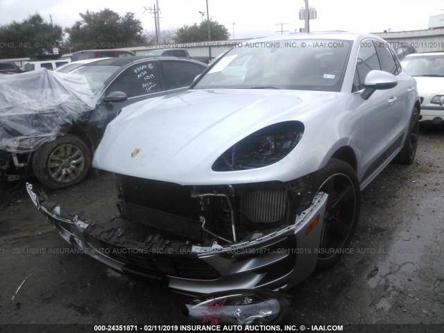 WP1AG2A51HLB52125 - 2017 PORSCHE MACAN GTS SILVER photo 2