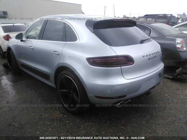 WP1AG2A51HLB52125 - 2017 PORSCHE MACAN GTS SILVER photo 3