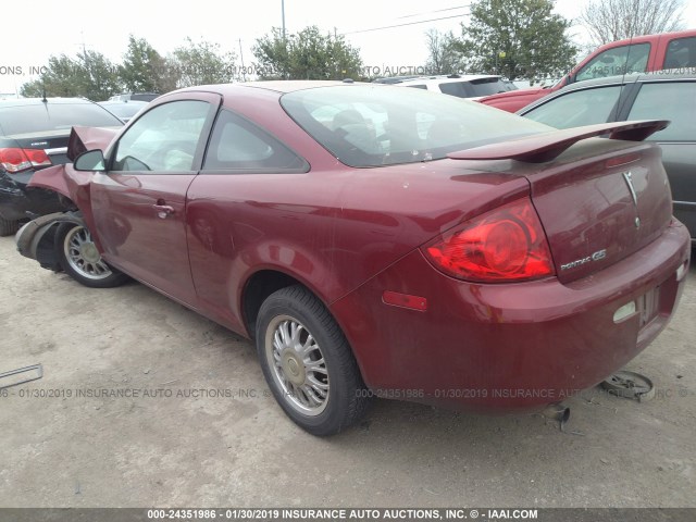 1G2AL18F287102319 - 2008 PONTIAC G5 MAROON photo 3