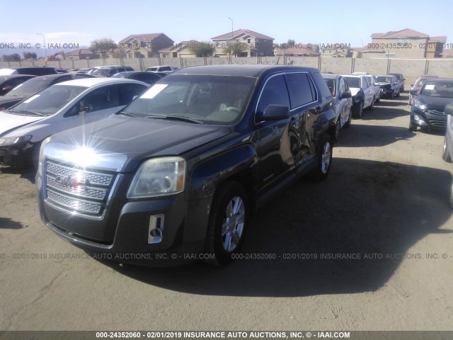 2CTALBEW3A6417193 - 2010 GMC TERRAIN SLE GRAY photo 2