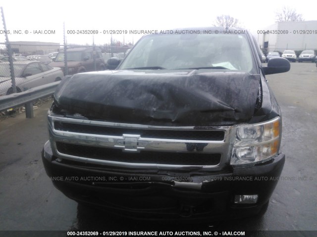 3GCRKTE35AG149426 - 2010 CHEVROLET SILVERADO K1500 LTZ BLACK photo 6