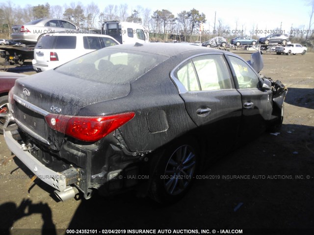 JN1BV7AR7FM421721 - 2015 INFINITI Q50 PREMIUM/SPORT BLACK photo 4