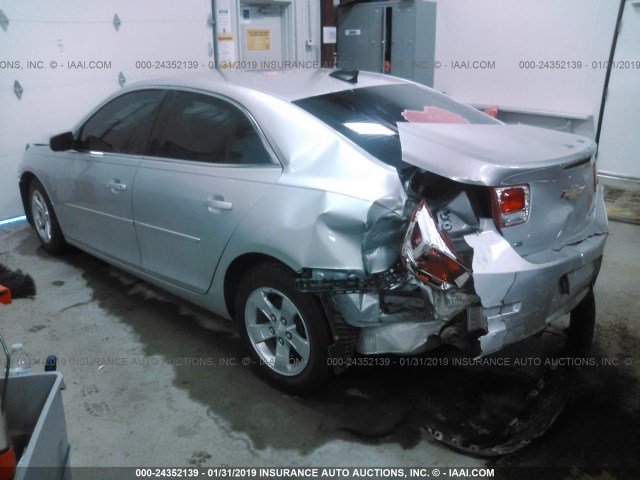 1G11B5SLXFU147617 - 2015 CHEVROLET MALIBU LS SILVER photo 3
