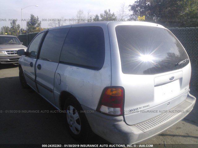 2FMZA50452BB59890 - 2002 FORD WINDSTAR LX SILVER photo 6