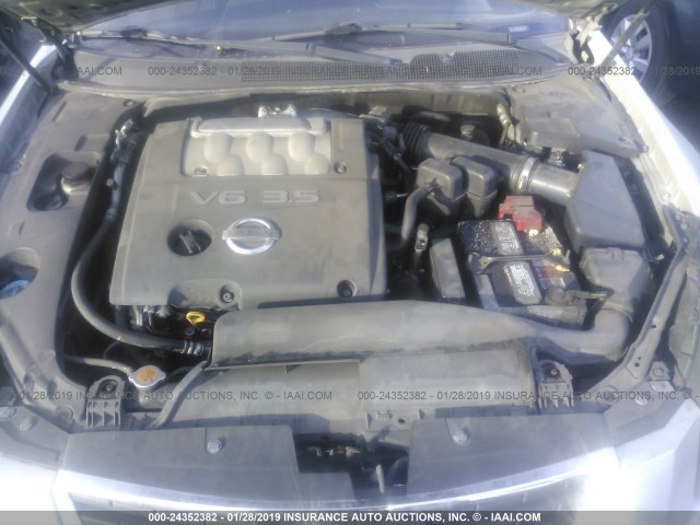 1N4BA41E38C809032 - 2008 NISSAN MAXIMA SE/SL GRAY photo 10