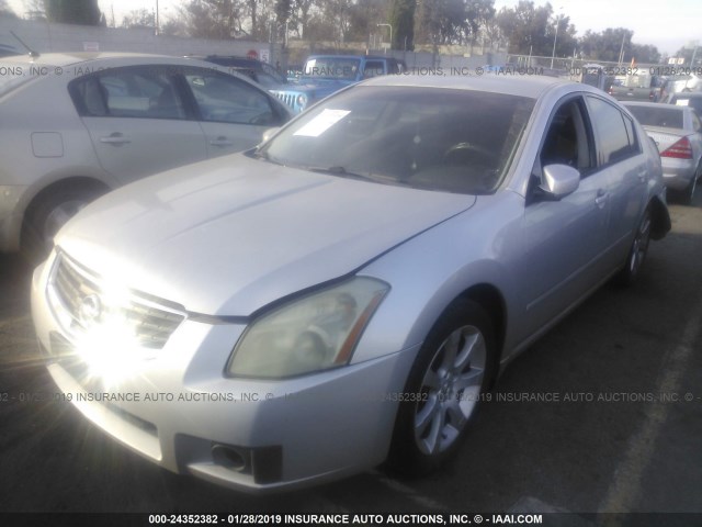 1N4BA41E38C809032 - 2008 NISSAN MAXIMA SE/SL GRAY photo 2