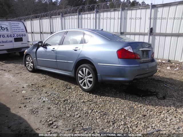 JNKAY01F68M655010 - 2008 INFINITI M35 SPORT BLUE photo 3