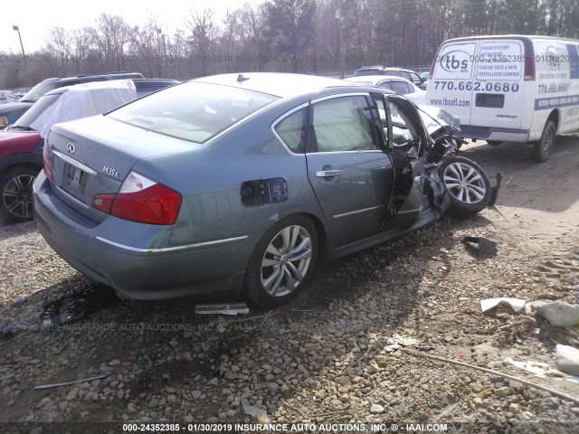 JNKAY01F68M655010 - 2008 INFINITI M35 SPORT BLUE photo 4