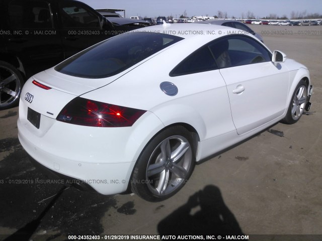 TRUKFAFK9C1002940 - 2012 AUDI TT PRESTIGE WHITE photo 4