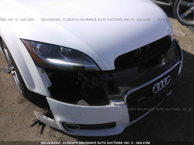 TRUKFAFK9C1002940 - 2012 AUDI TT PRESTIGE WHITE photo 6