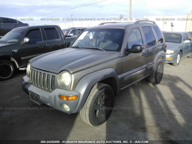 1J4GK48K73W587587 - 2003 JEEP LIBERTY SPORT/FREEDOM GOLD photo 2