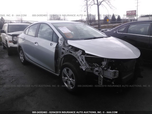 1G1BC5SM8G7287689 - 2016 CHEVROLET CRUZE LS SILVER photo 1