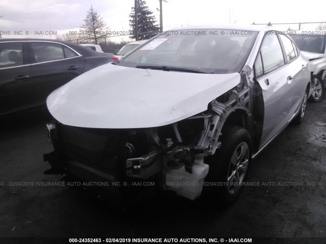 1G1BC5SM8G7287689 - 2016 CHEVROLET CRUZE LS SILVER photo 2