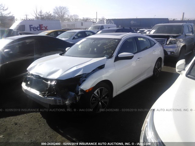 JHMFC1F74JX028886 - 2018 HONDA CIVIC EXL Ağ foto 2