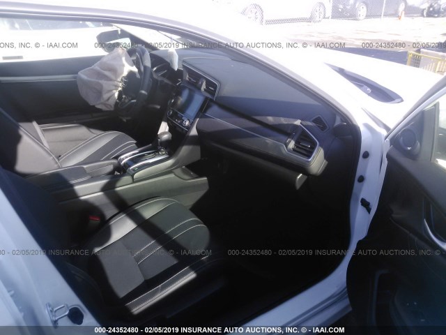 JHMFC1F74JX028886 - 2018 HONDA CIVIC EXL Ağ foto 5