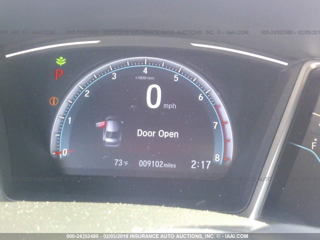 JHMFC1F74JX028886 - 2018 HONDA CIVIC EXL Ağ foto 7