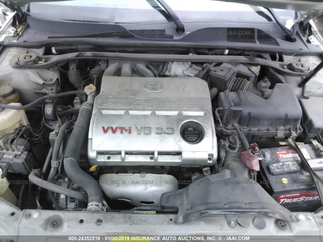 4T1CA38P24U004266 - 2004 TOYOTA CAMRY SOLARA SE/SLE ვერცხლისფერი ფოტო 10