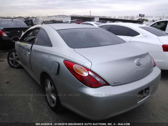 4T1CA38P24U004266 - 2004 TOYOTA CAMRY SOLARA SE/SLE ვერცხლისფერი ფოტო 3