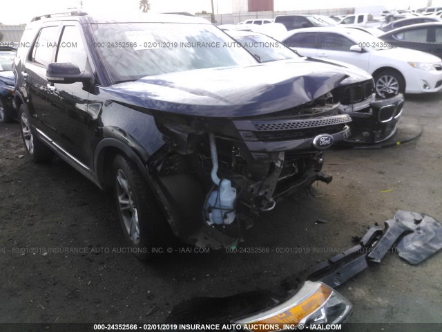 1FMHK7F85BGA18003 - 2011 FORD EXPLORER LIMITED BLACK photo 1