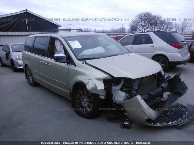 2A4RR8DG2BR745516 - 2011 CHRYSLER TOWN & COUNTRY TOURING L GOLD photo 1