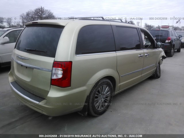 2A4RR8DG2BR745516 - 2011 CHRYSLER TOWN & COUNTRY TOURING L GOLD photo 4