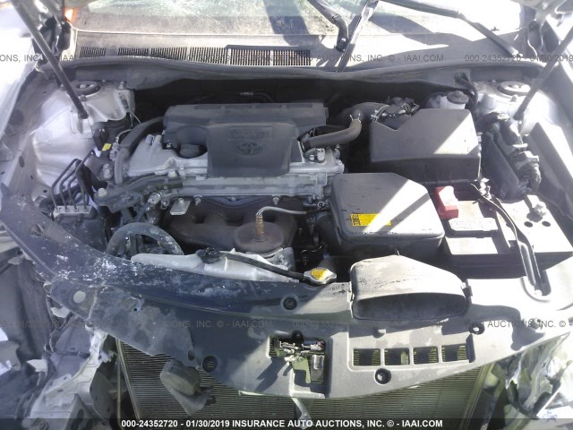4T1BF1FK5EU403473 - 2014 TOYOTA CAMRY L/SE/LE/XLE 银色 照片 10