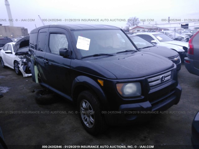 5J6YH28797L011915 - 2007 HONDA ELEMENT EX BLACK photo 1