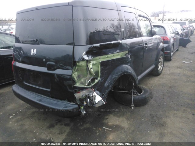 5J6YH28797L011915 - 2007 HONDA ELEMENT EX BLACK photo 6