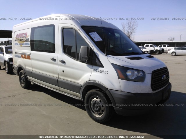 1FTNE2CM5FKA03801 - 2015 FORD TRANSIT T-150 WHITE photo 1