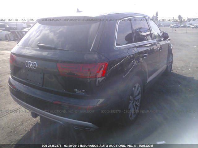 WA1LAAF70HD016976 - 2017 AUDI Q7 PREMIUM PLUS BLACK photo 4