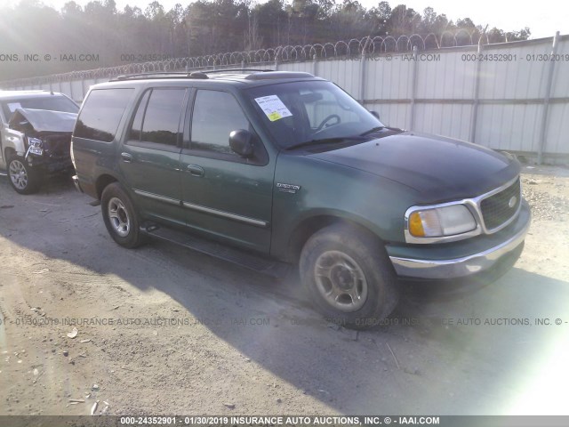 1FMRU1560YLA11889 - 2000 FORD EXPEDITION XLT GREEN photo 1