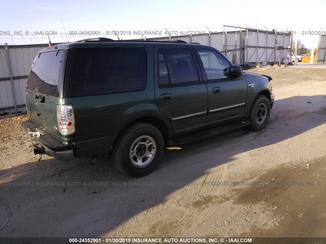 1FMRU1560YLA11889 - 2000 FORD EXPEDITION XLT GREEN photo 4