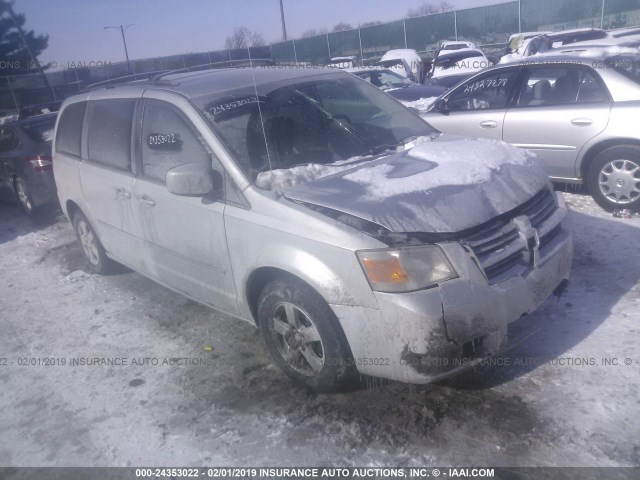 2D4RN5D13AR135573 - 2010 DODGE GRAND CARAVAN SXT SILVER photo 1