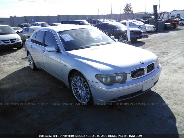 WBAGN63482DR03443 - 2002 BMW 745 LI SILVER photo 1