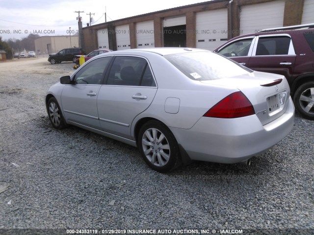 1HGCM66526A026093 - 2006 HONDA ACCORD EX SILVER photo 3