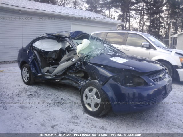 1G1AK58F487133733 - 2008 CHEVROLET COBALT LS BLUE photo 1