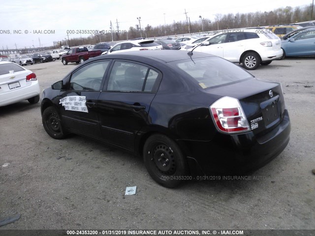 3N1AB61E78L643247 - 2008 NISSAN SENTRA 2.0/2.0S/2.0SL BLACK photo 3