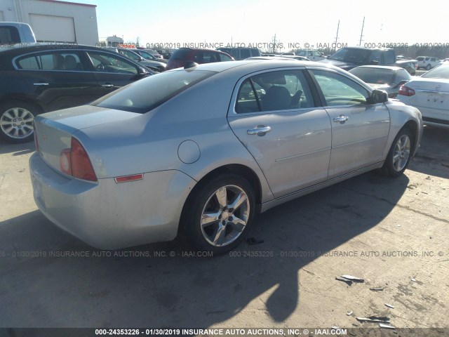 1G1ZD5EU0CF382108 - 2012 CHEVROLET MALIBU 2LT SILVER photo 4