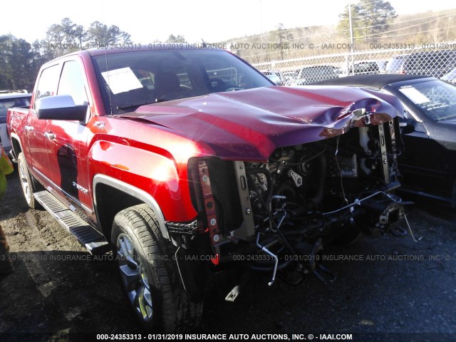 3GTU2NEC5JG188250 - 2018 GMC SIERRA K1500 SLT RED photo 1