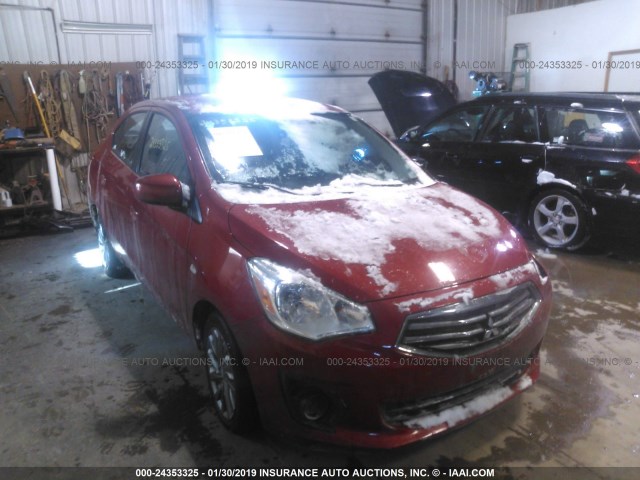 ML32F3FJXJHF00376 - 2018 MITSUBISHI MIRAGE G4 ES Qırmızı foto 1