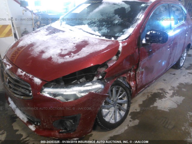 ML32F3FJXJHF00376 - 2018 MITSUBISHI MIRAGE G4 ES Qırmızı foto 6