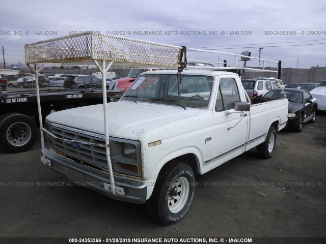 1FTCF15Y5EPA01336 - 1984 FORD F150 WHITE photo 2